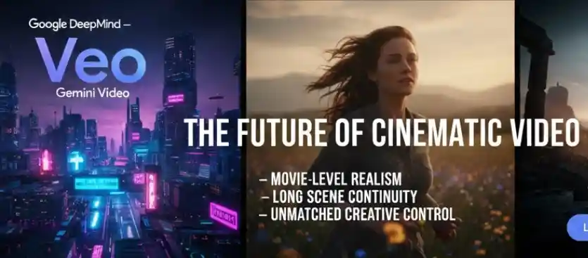 Veo (by Google DeepMind) Interface