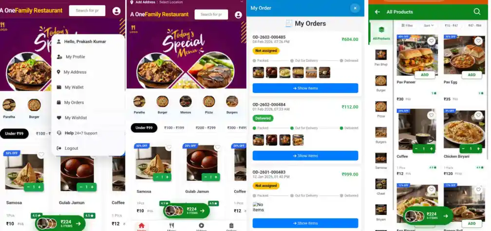 A One Family Restaurant.com